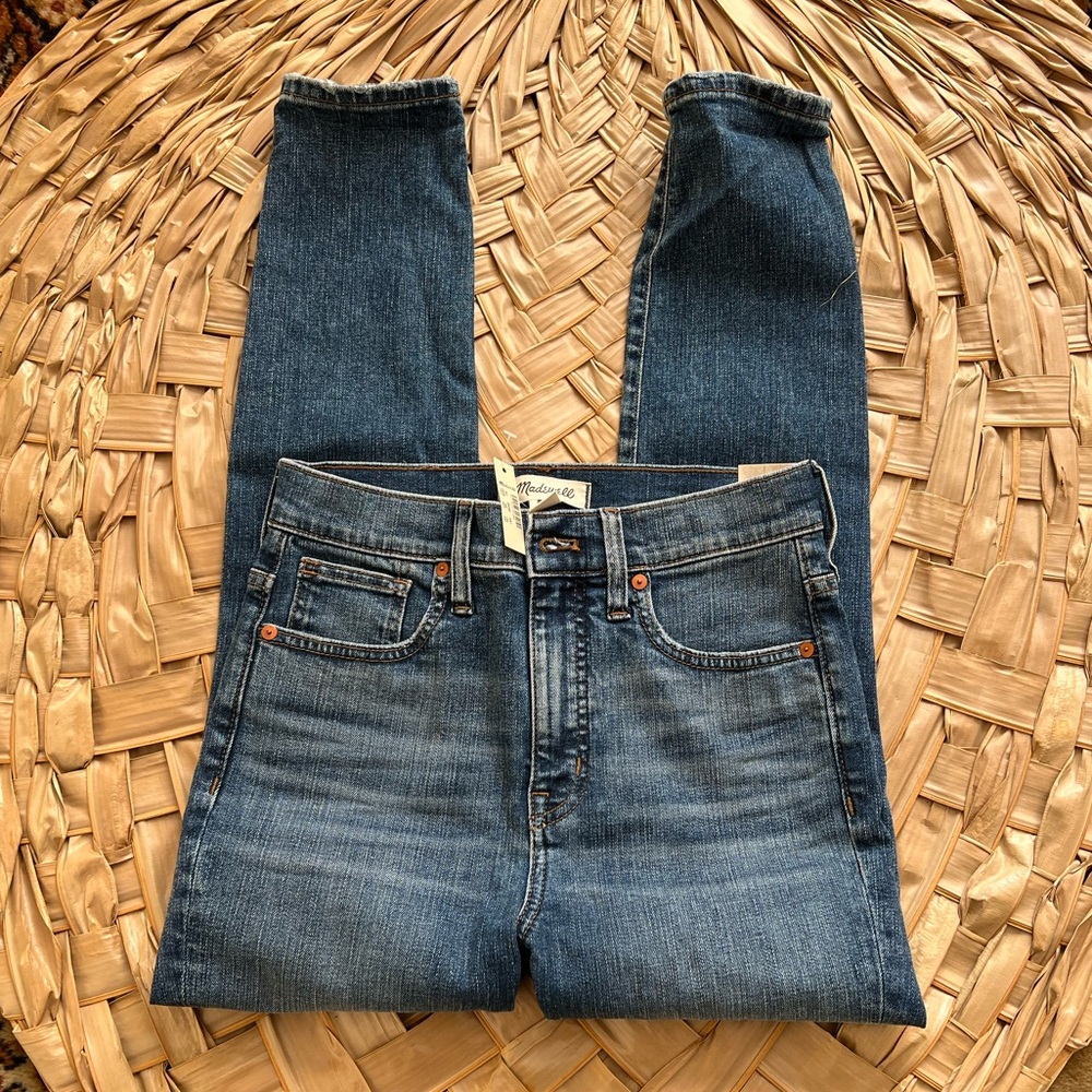MADEWELL High Rise Skinny Jeans NWT - Picture 2 of 5